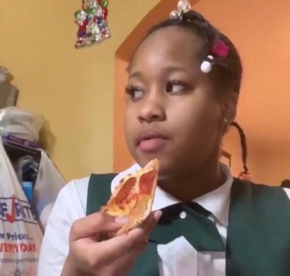 junodabrat's tweet photo. Me watching people pray before they eat their food when I already started https://t.co/ERQAIShQs3