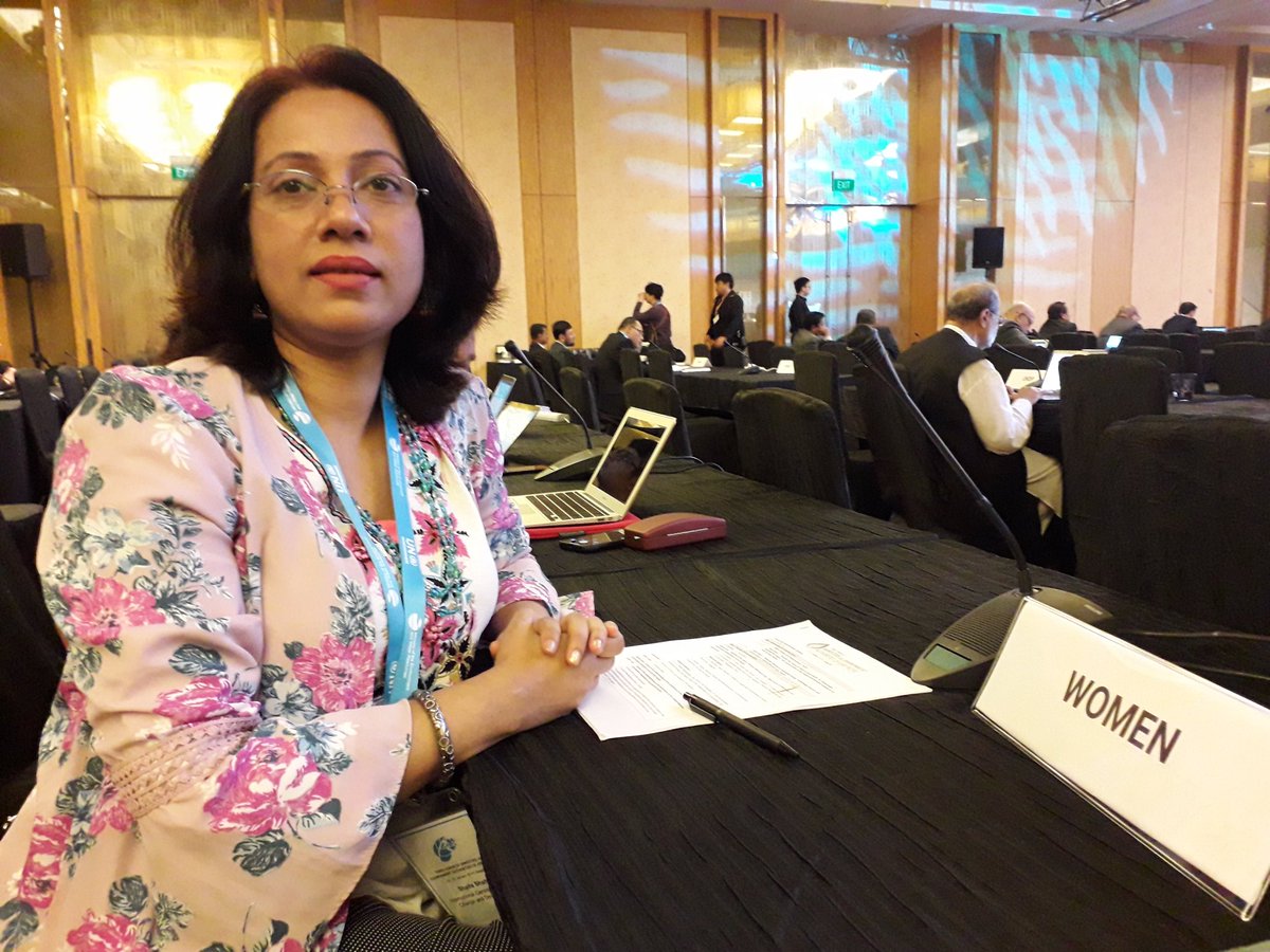 shailashahid's tweet photo. Empower women in #renewableenergy #technologytransfer  #ClimateAction to #SolveDifferent #AsiaPacific. Glad to represent @Women_Rio20 in 3rd Ministers Forum of Environmental Authorities @WGC_Climate @bridiekatie @WECF_INT @lean @WEDO_worldwide @SaleemulHuq @krisoks #Solutions4all https://t.co/Ez6vq2bhlr