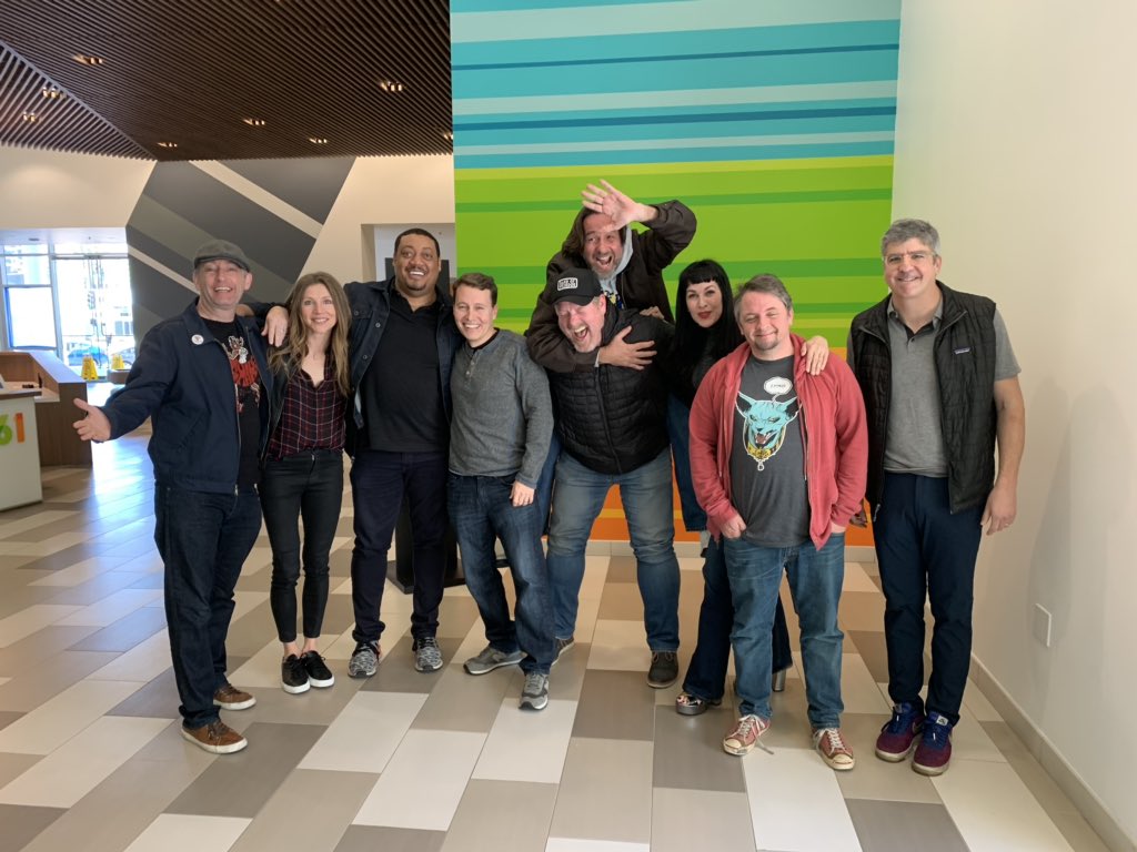 WacoOGuin's tweet photo. Entire Paradise PD cast (minus @kylekinane) https://t.co/BDUTYvo3pQ
