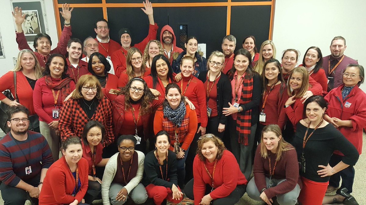 The high school contingent of <a href="/LEASSN/">Linden Ed Assn.</a> showed up and showed out today for #redfored <a href="/NJEA/">NJEA</a> <a href="/MrsMGoncalves/">Monica Goncalves</a> <a href="/gary_mazurek/">Gary Mazurek</a> @GallagherLHS