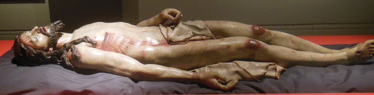 CCS6's tweet photo. A mi no m da la vida para hacer una #WeekCR como dios manda y ayer me quedé con las ganas de q vieseis el cambiazo del cristo yacente de Juan Sánchez Barba #obrarestaurada
Yo en la carrera solo la vi con repintes y sangre. Ahora la escuela castellana no parece tan cruenta xD https://t.co/8PbnaQZhOV