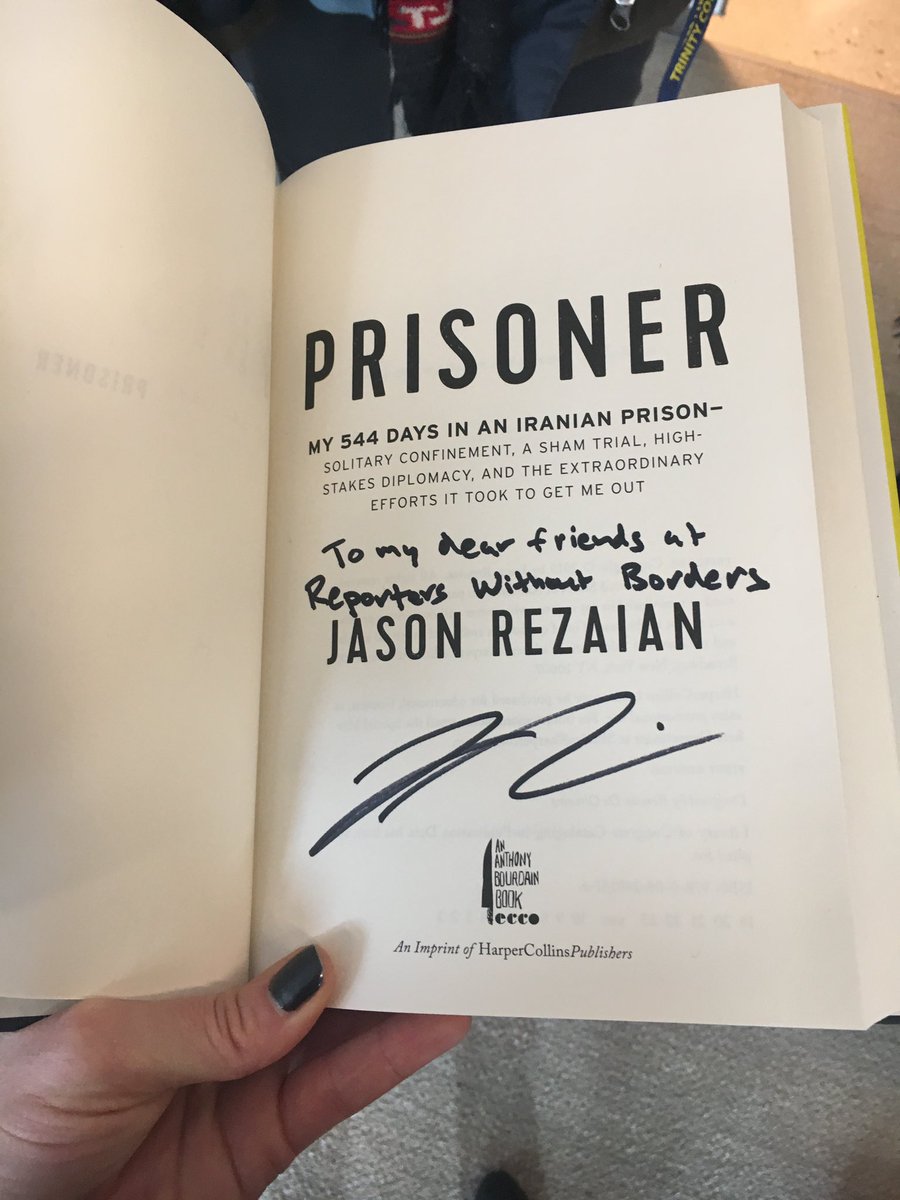RSF_en's tweet photo. 3 years ago, Washington Post journalist @jrezaian walked out of Tehran’s Evin prison after being detained for 544 days in connection with his work. RSF is humbled to have been a part of the powerful circle of support that helped to release him. We’re so happy #JasonIsFree! https://t.co/yPmIA4u1PJ