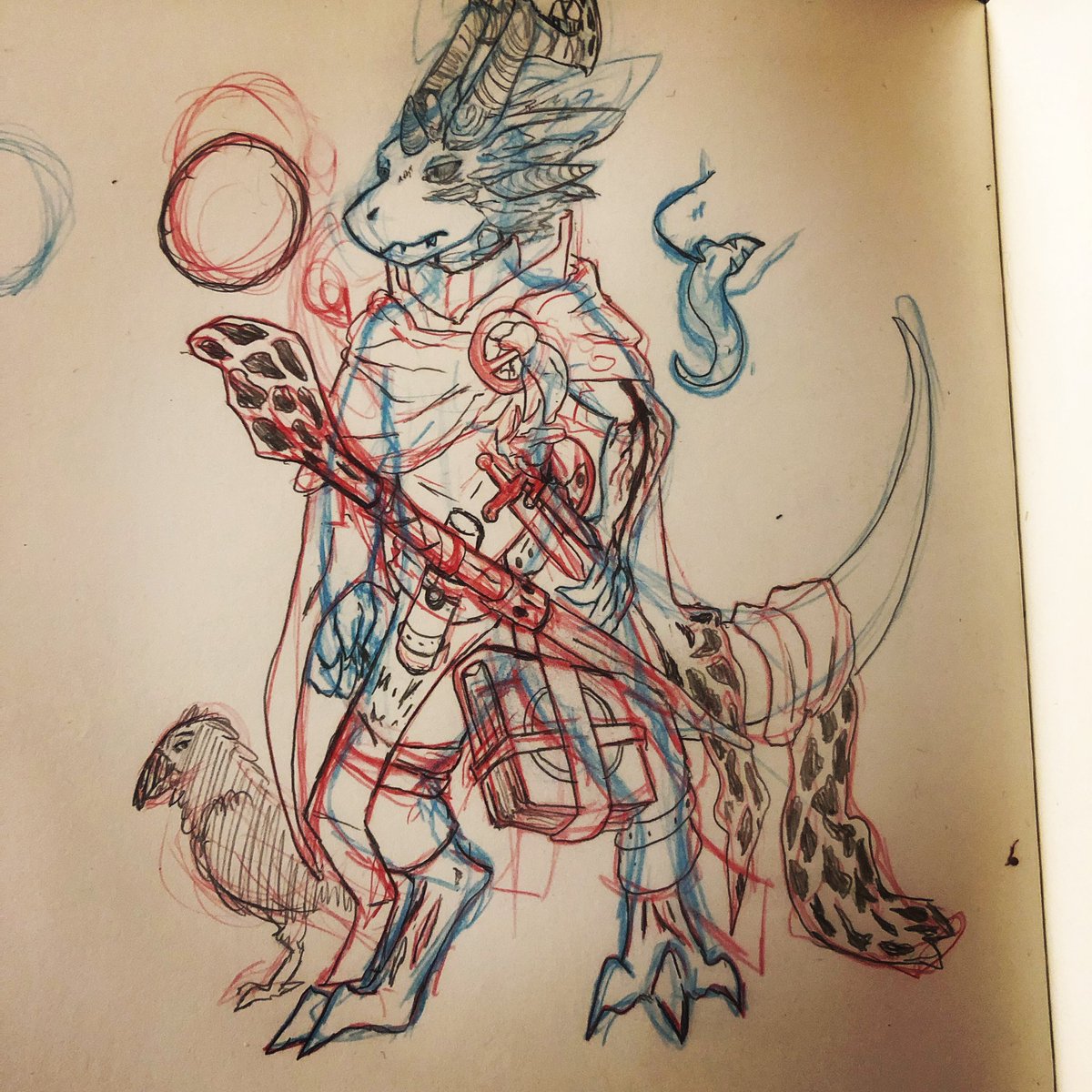 GregoryBakerart's tweet photo. My warlock kobold Mycelium he is a intriguing individual hungry for knowledge 
#dnd #warlock #kobold https://t.co/Ju6PGqo4wh