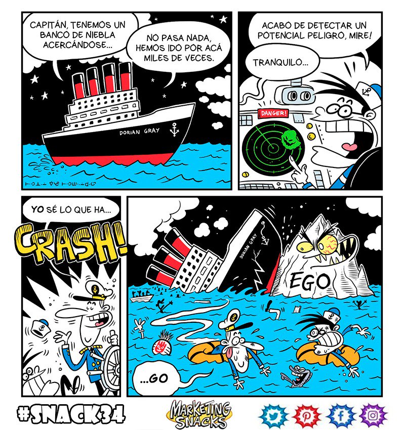 SnacksMarketing's tweet photo. El ego puede ser un enemigo extremadamente peligroso 😱😱
Mal controlado, produce ceguera crónica, distorsión de la realidad, soberbia y ausencia de sensibilidad 🙀
#ego #alterego #pride #fragilego #egotrip #love #time #people #mktsnacks #comunication #marketero #enlínea https://t.co/oHVFrHVrPg