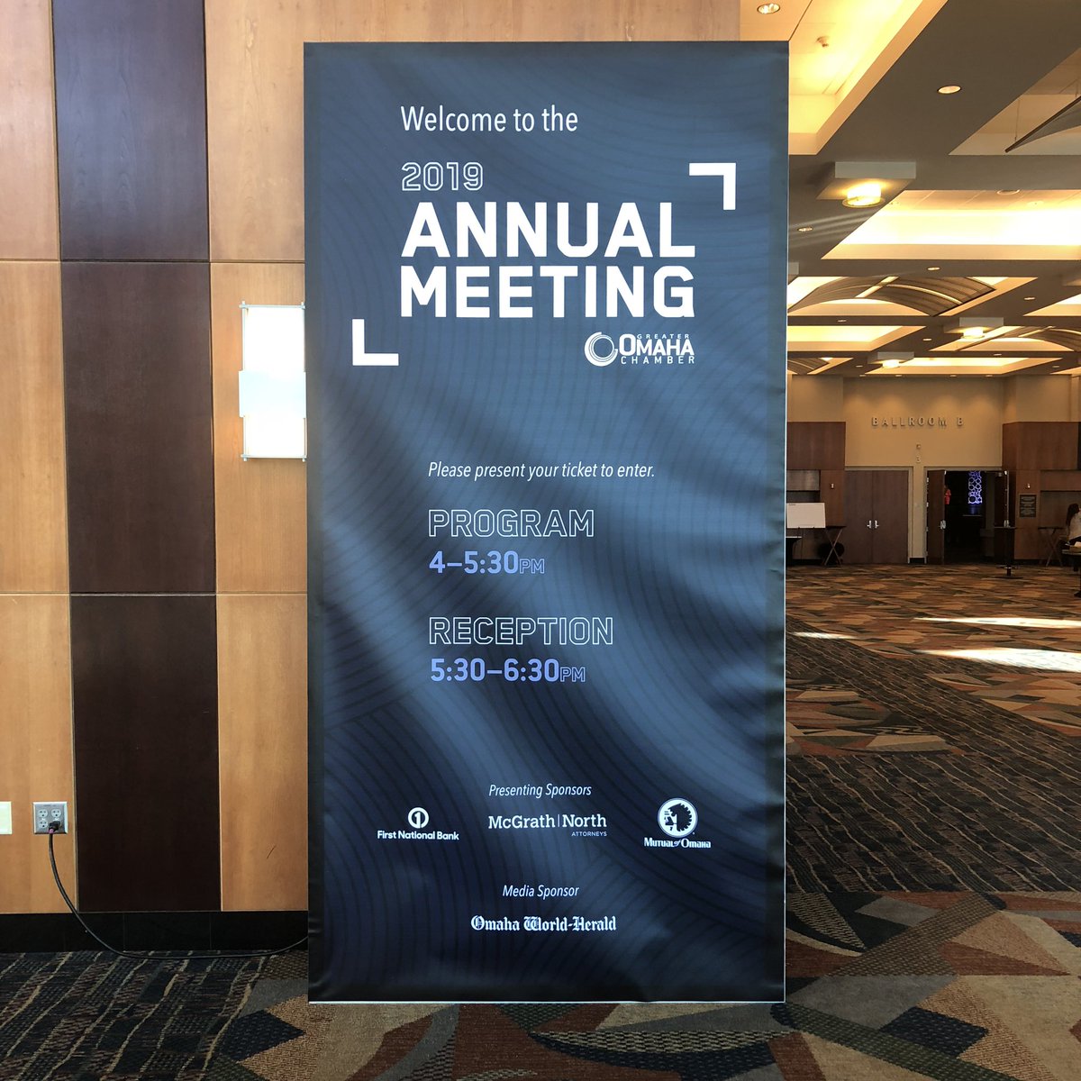#GOCAnnualMeeting time! Many thanks to our presenting sponsors for their support!
<a href="/FNBOmaha/">DDLovato</a> | <a href="/McGrathNorth/">McGrath North</a> | <a href="/mutualofomaha/">Mutual of Omaha</a>