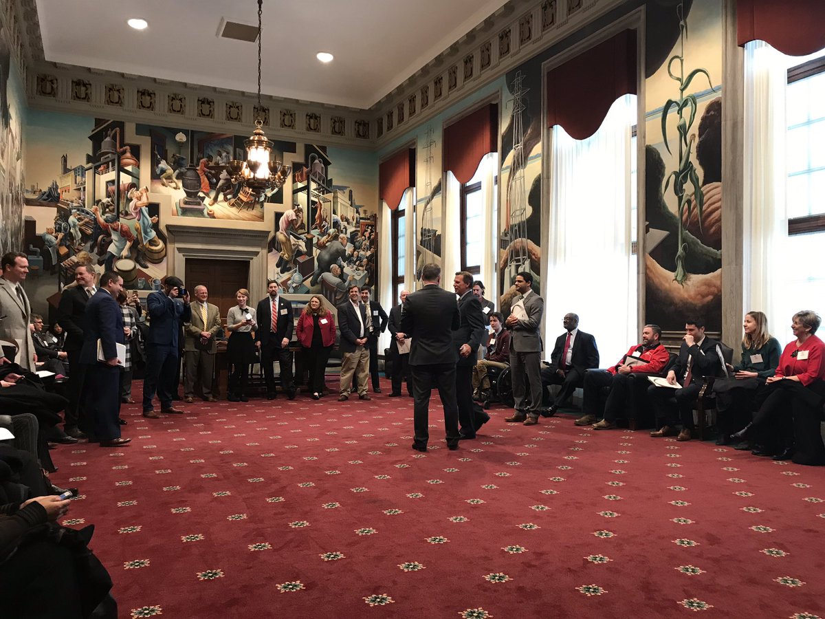 dureecenter_lu's tweet image. With @STLRegChamber talking with @elijahhaahr about Missouri innovation, work force and economic development issues #STL2JC #moleg #BioSTL