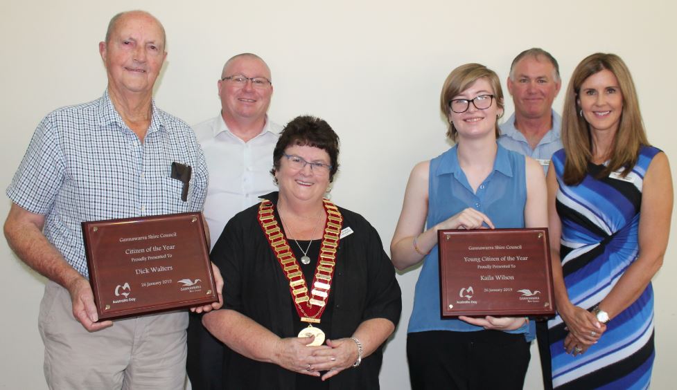 GannawarraShire's tweet photo. #Murrabit's Dick Walters and #Cohuna teenager, Kaila Wilson were recognised last night as the 2019 @GannawarraShire Council Citizen and Young Citizen of the Year.
To read the media release recognising this achievement, visit https://t.co/BZQZhSG19p https://t.co/GQXbwmTilh