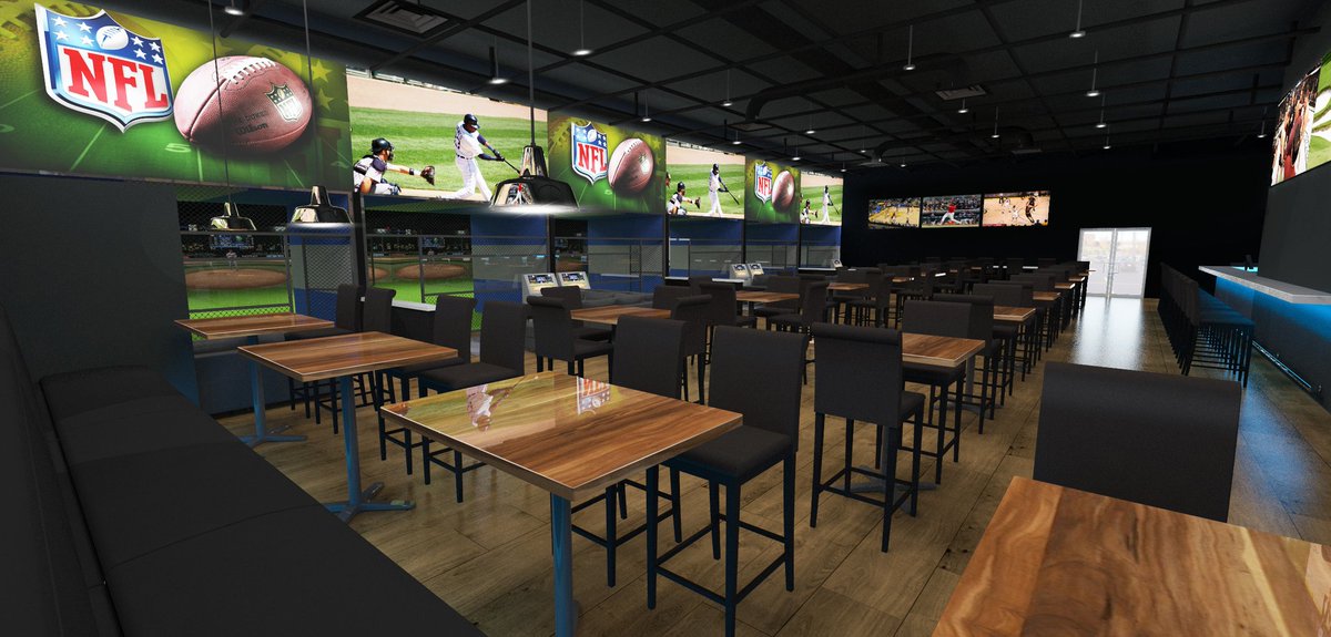 h_rzone's tweet photo. New Sports Bar and Family Entertainment Center Concepts coming your way! 

#Baseball #FEC #Sportstech #SportsBar #HRzone #Simulator https://t.co/apPjdrbln4