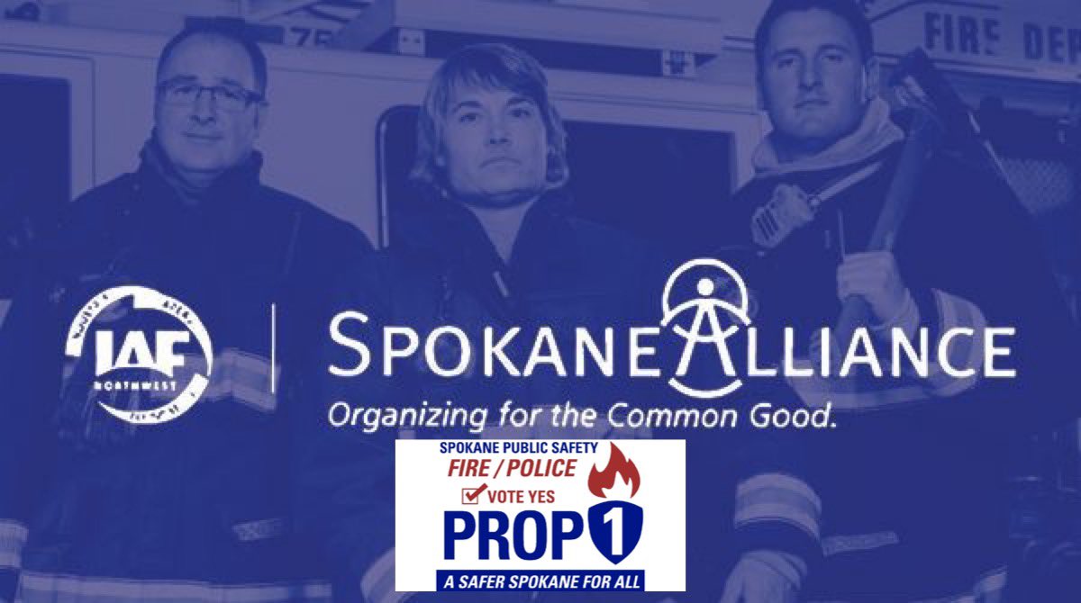 IAFFLocal29's tweet image. Our friends Spokane Alliance know that public safety is important to our growing community and that&apos;s why they support approving Prop. 1 on our Feb. 12th special election ballot. Ballots go out today -- let your voice be heard! #SpokanePublicSafety #Spokane