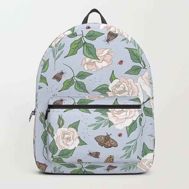 White roses and moths.
This backpack is from my Society 6 shop.
#society6 #society6artist #printandpattern #backpack #holdall #rucksack #floraldesign #floral #floralpattern #newpattern #patternoftheday #pattern #roses #rosepattern #surfacedesign #surface… bit.ly/2FVEd9t