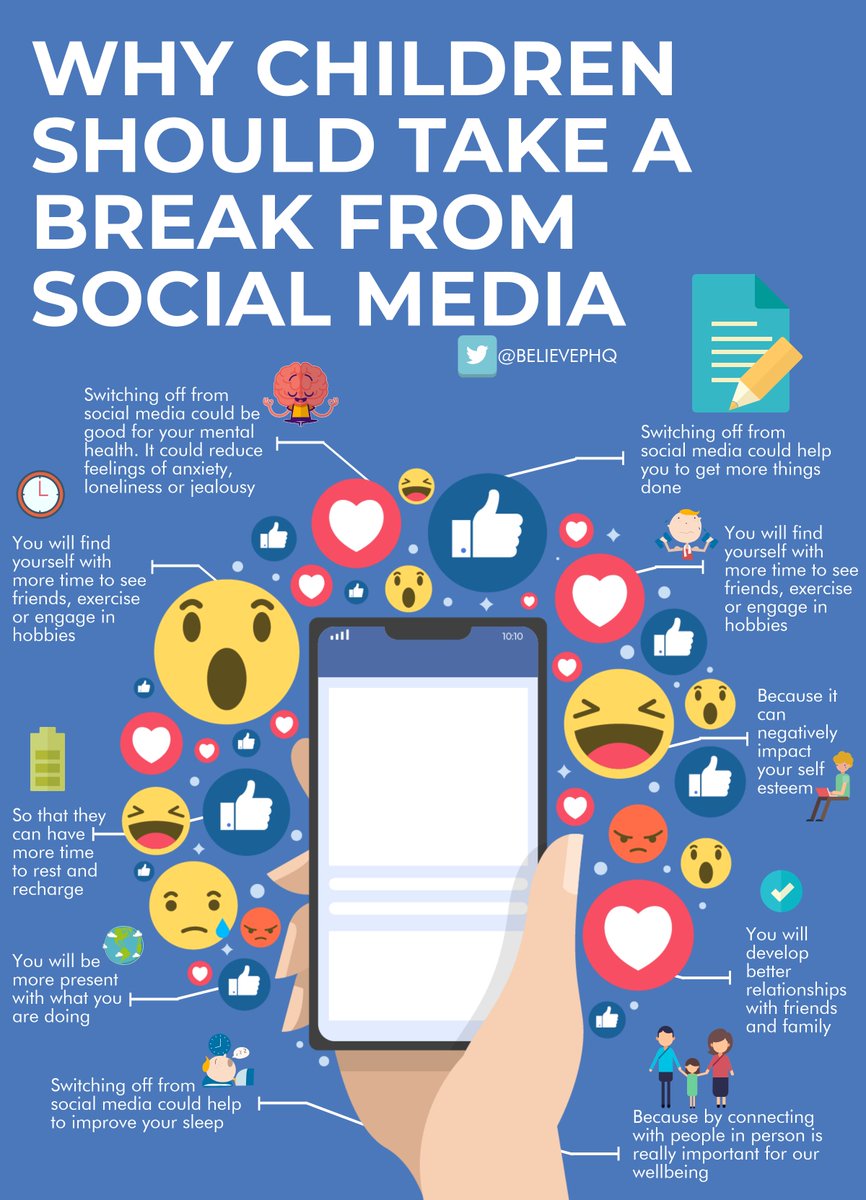 BelievePHQ's tweet photo. Why children should take a break from social media https://t.co/oMAzQuI3Pv