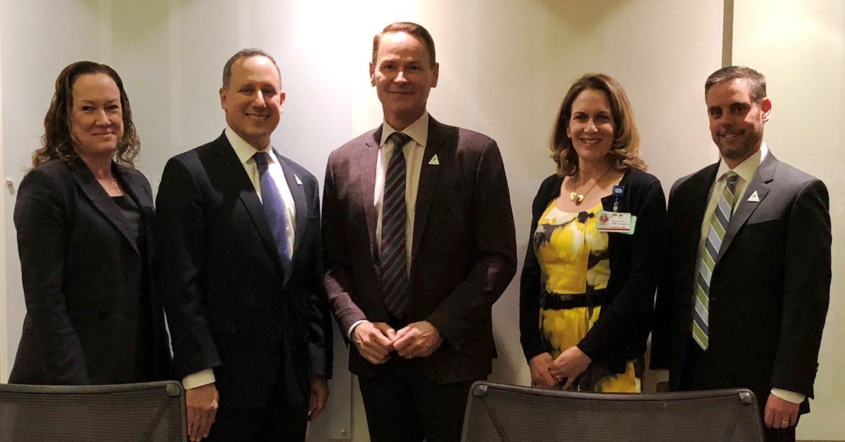 theAMGA's tweet image. #Innovation and #PrimaryCareTransformation were the topics of discussion today between the @CedarsSinai leadership team and our CEO @jpenso1 and COO Ryan O'Connor. Thank you for hosting us!