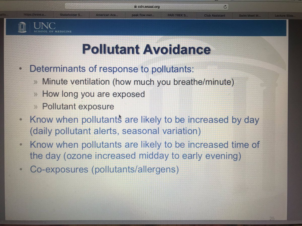 Peden: It takes a calculation of multiple factors to reduce/minimize risk associated with air pollution. #WSAAI