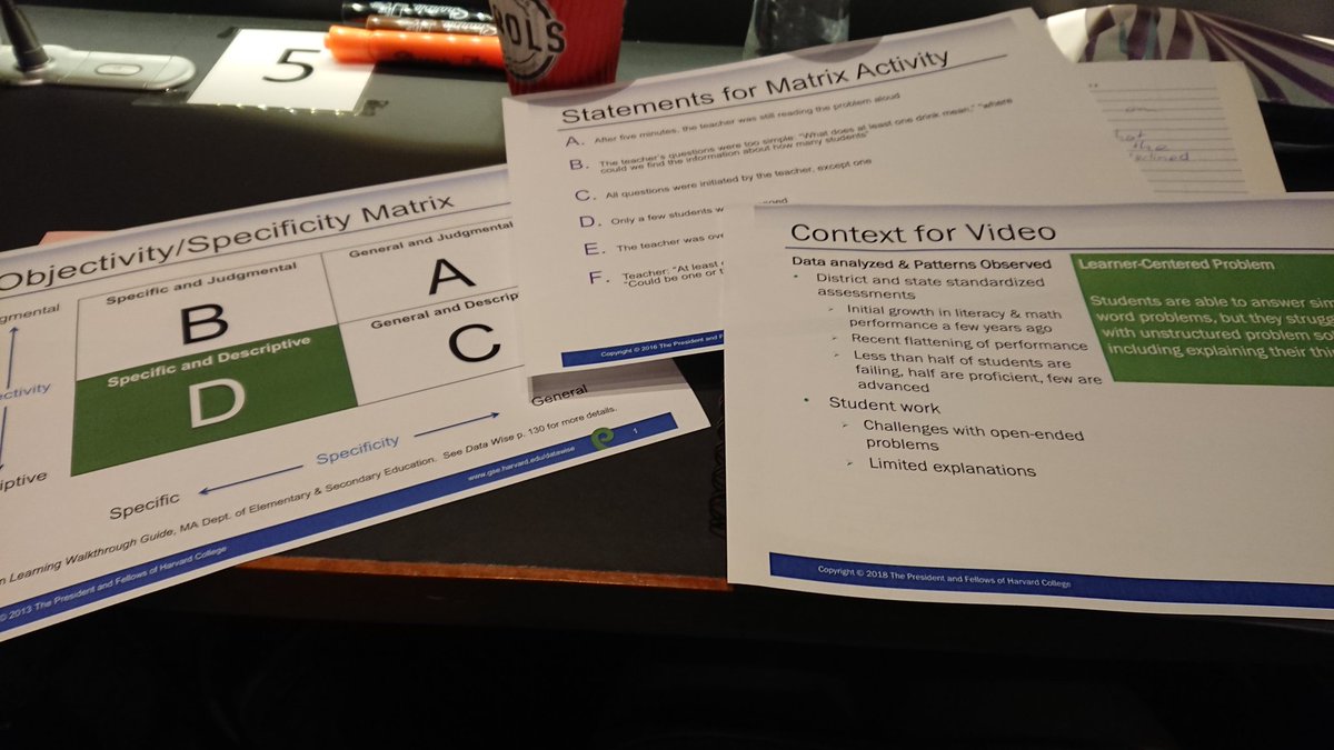 The discipline of learning to see when we observe our peers so we don't zoom up the ladder of inference. <a href="/DataWiseHarvard/">Data Wise</a> #datawise #meetingwise