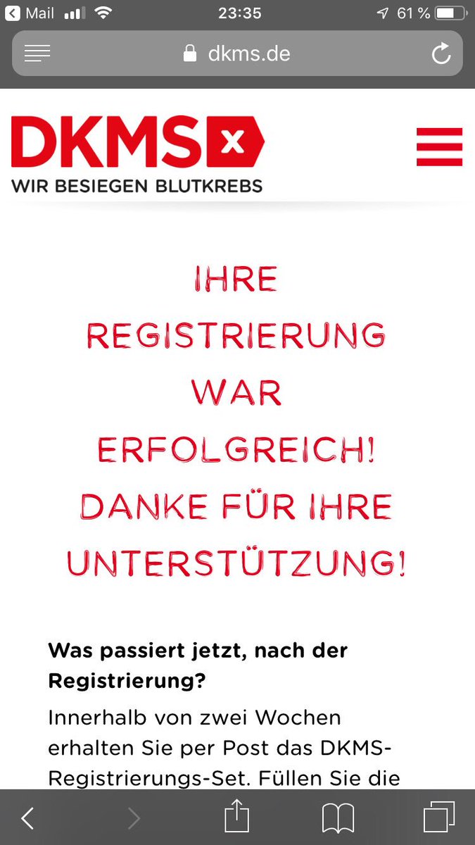Vorsatz 2019: Einfach mal jeden Monat Gutes tun! Januar: Registrierung <a href="/DKMS_de/">DKMS Deutschland</a> ✅ #januar #dkms #gutestun <a href="/sporthilfe/">Sporthilfe</a>