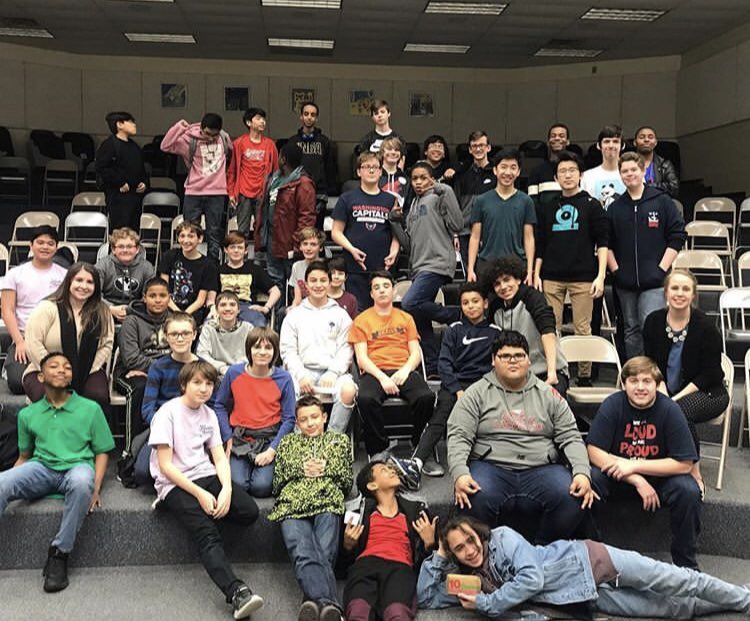 What a fun group! Getting ready for our Edison Pyramid Concert next Wednesday 1/30!