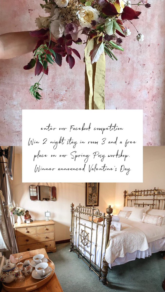 Head to our Facebook Page to enter our little competition to win a Floral Retreat ✨