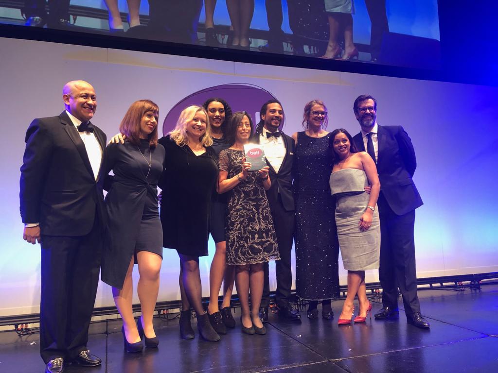 Bett_show's tweet photo. The International Digital Educational Resource at the #BettAwards2019 has been won by 3P Learning for Mathletics. Congratulations all! #EdTech https://t.co/QsUFWTUbpa
