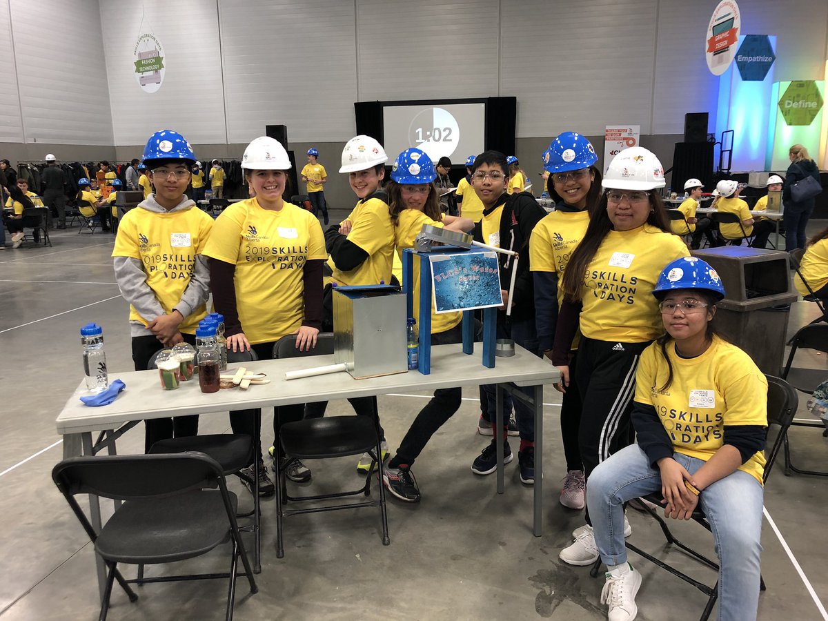 <a href="/FATHER_LACOMBE/">Father Lacombe</a> Grade 9 students had a great day today at Skills Exploration Day! <a href="/skillsalberta/">SkillsCanadaAlberta</a> #trades #sustainability