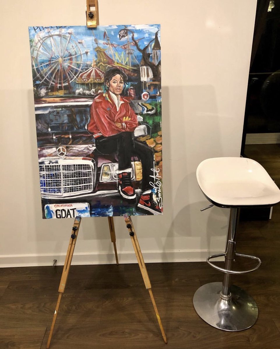 SmiloArt's tweet photo. Michael Jackson Painting #SmiloArt https://t.co/G0vGVi3Zi2