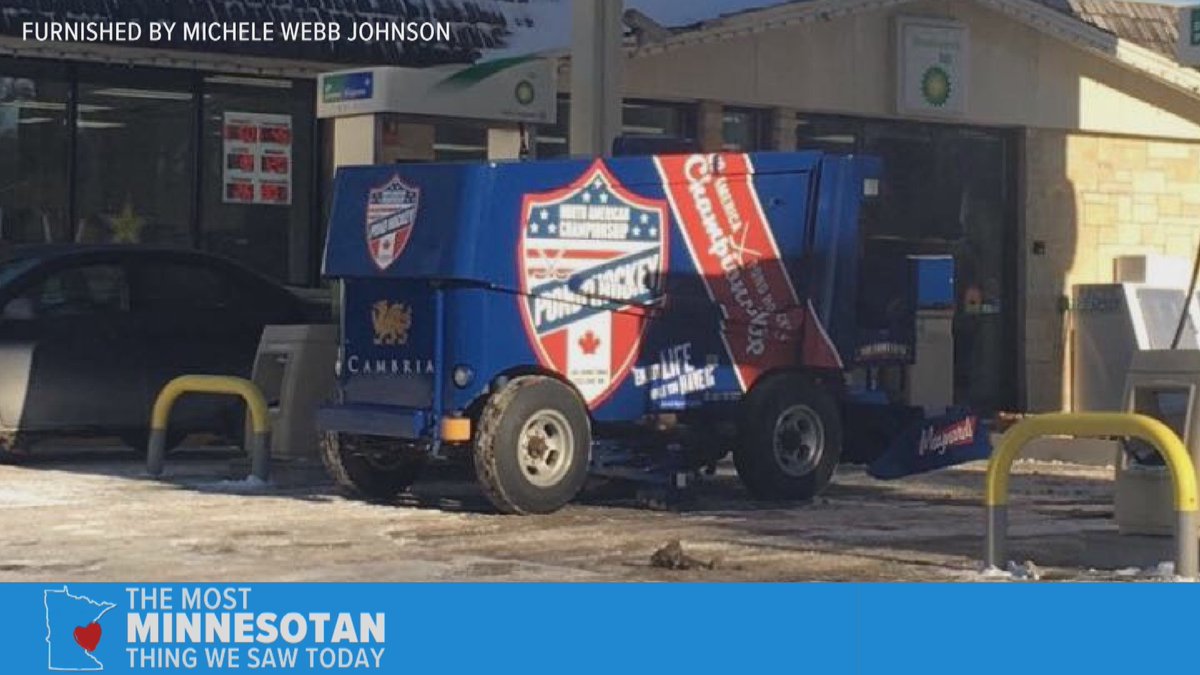 #TheMostMinnesotanThingWeSawToday is a weird place to see a very Minnesotan mode of transportation. Tonight at 6:30 <a href="/kare11/">KARE 11</a> #BTN11