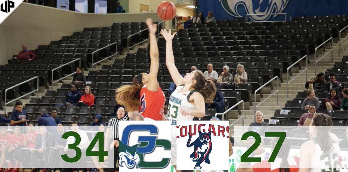 GCSUBobcats's tweet photo. HALFTIME
Bobcats out front of Columbus State!
#BringTheThunder #GCvsCSU https://t.co/TZGtjLmKe1