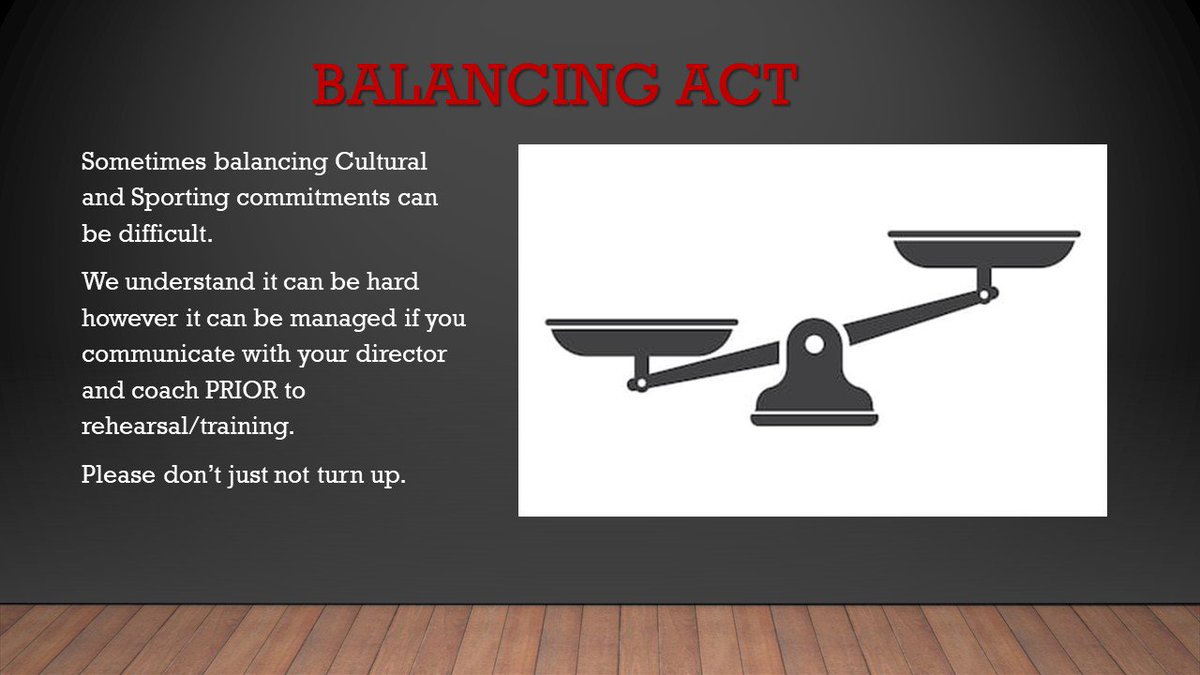 GTCulture's tweet photo. Terrace is busy all the time so it is important that we all work together. If you have made a commitment to multiple activities and find they clash, please speak to your director/coach as soon as possible. #MannersFirst #GT2019 #AllIn #TerraceSport #TerraceCulture #RedAndBlack https://t.co/75M2RfnMm7