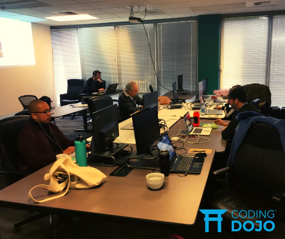 CodingDojoDotCo's tweet image. This weekend, we enjoyed our second and last day of our Intro to Programming before our next bootcamp starts up. We hope everyone had a good time challenging themselves here at #CodingDojoSeattle!
#IntroToProgramming #Coding #Bootcamp