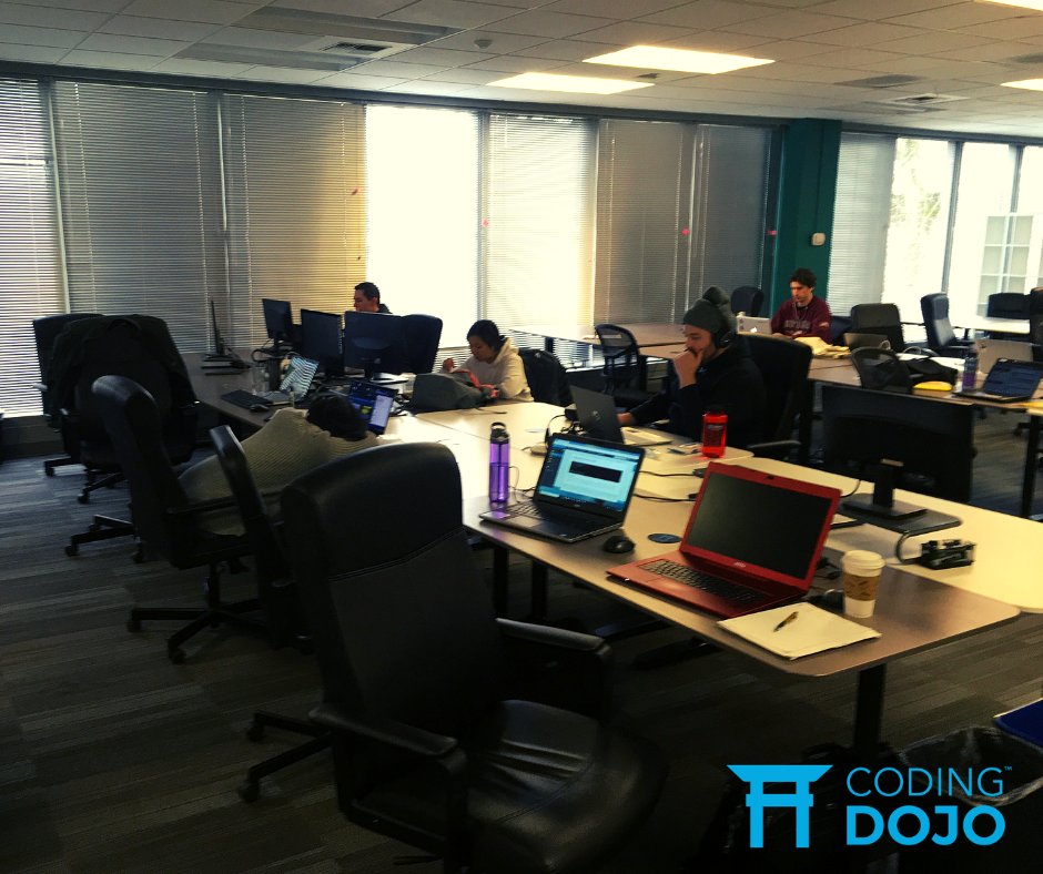 CodingDojoDotCo's tweet image. This weekend, we enjoyed our second and last day of our Intro to Programming before our next bootcamp starts up. We hope everyone had a good time challenging themselves here at #CodingDojoSeattle!
#IntroToProgramming #Coding #Bootcamp