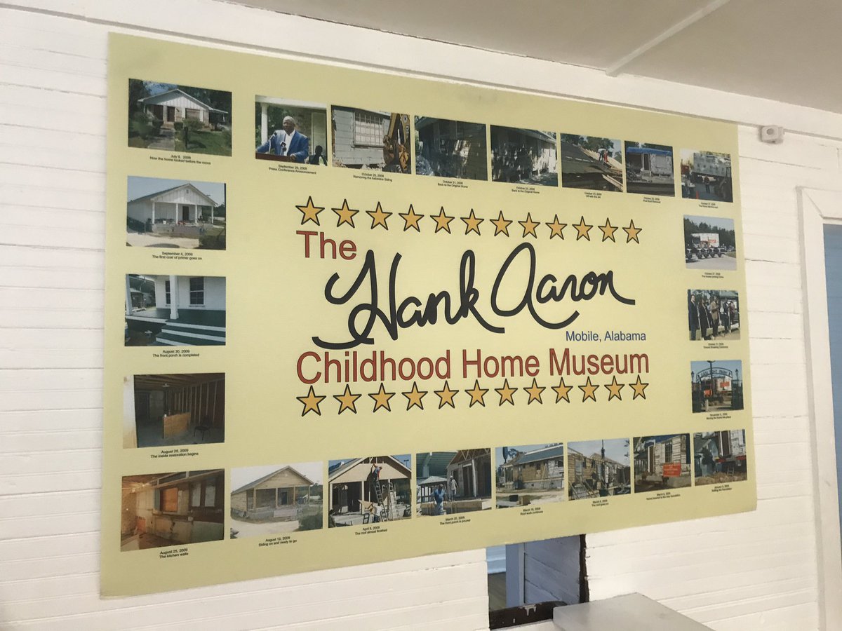 it starts with a display about the history of baseball in Mobile, which is certainly very rich