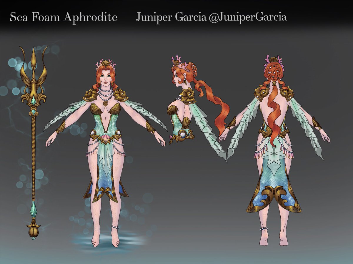 @SMITEGame @HiRezAjax @TitanForgeTina another skin concept for Aphrodite &q...