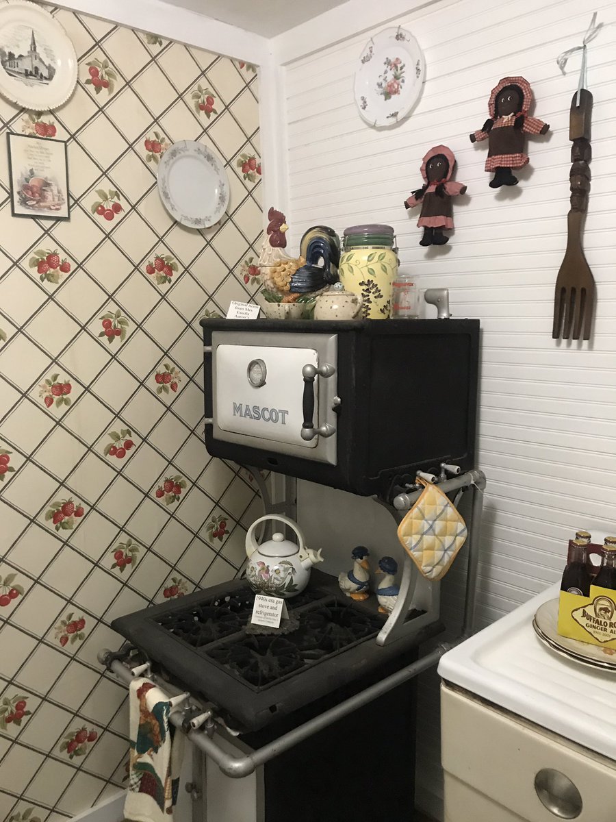 the house, is obviously small, but there is a display of the kitchen that features actual original items from their home. It’s fascinating.