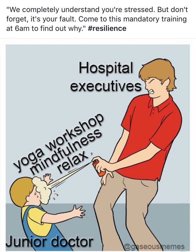 MedWellAU's tweet photo. #MH4Docs
#ResilienceTraining

via Anaesthetic Memes for Gaseous Teens (Facebook) https://t.co/XRt4ojxiBE
