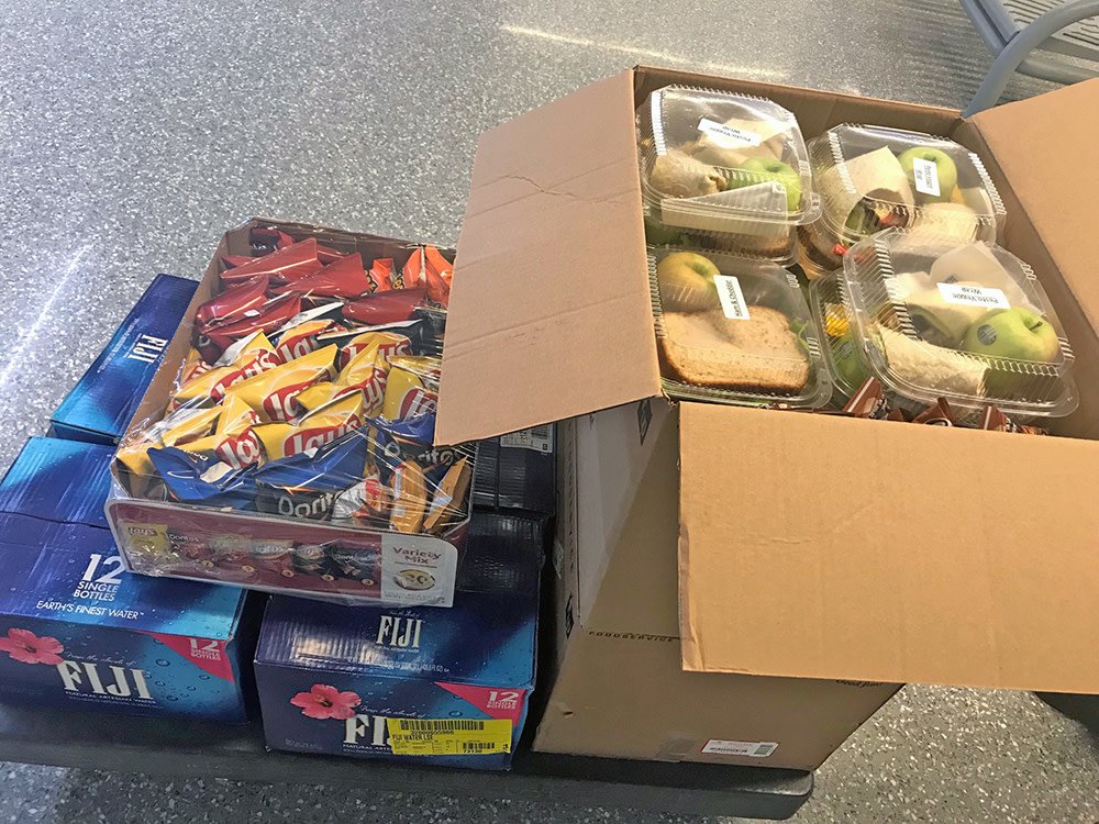 The Charleston response for #iflyCHS <a href="/TSA/">TSA</a> officers overwhelms us. Thank you <a href="/NCHSMarriott/">North CHS Marriott</a>, @DSouthME, and @JohnTechlenburg, mayor of <a href="/CityCharleston/">City of Charleston</a>. PLUS! To the anonymous donor that sent a truck filled with pantry items, food and toiletries - your generosity is appreciated.