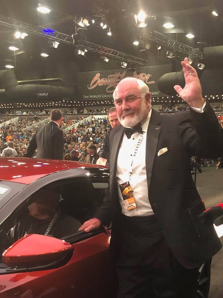 CmdrBond007's tweet photo. This 007 Impersonator had a great time last week at the Barrett-Jackson auction. I drove a 2017 Aston-Martin DB11 onto the auction block. It went for $170,000 new it cost $253,000.
#BarrettJackson https://t.co/q6dUnAkArd