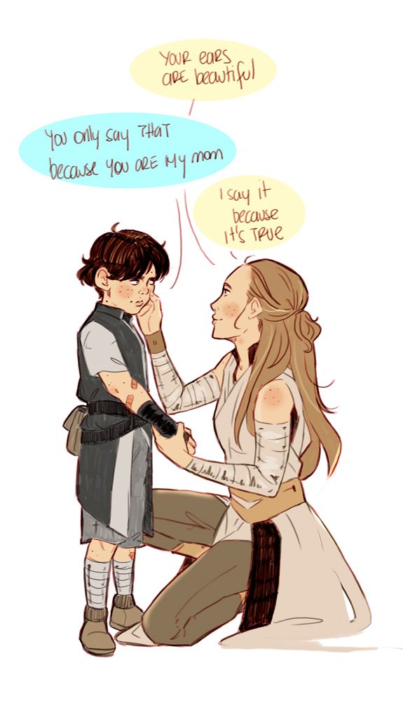 im weak #reylo #reylobaby #ReyWouldBeTheBestMom #lilithART