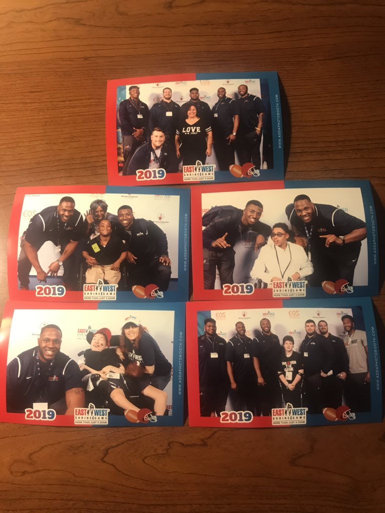 LanardBonner's tweet photo. 2019 Shrine Game memorable moments‼️ #morethanjustagame #Astate https://t.co/5ukbwJ48Ta