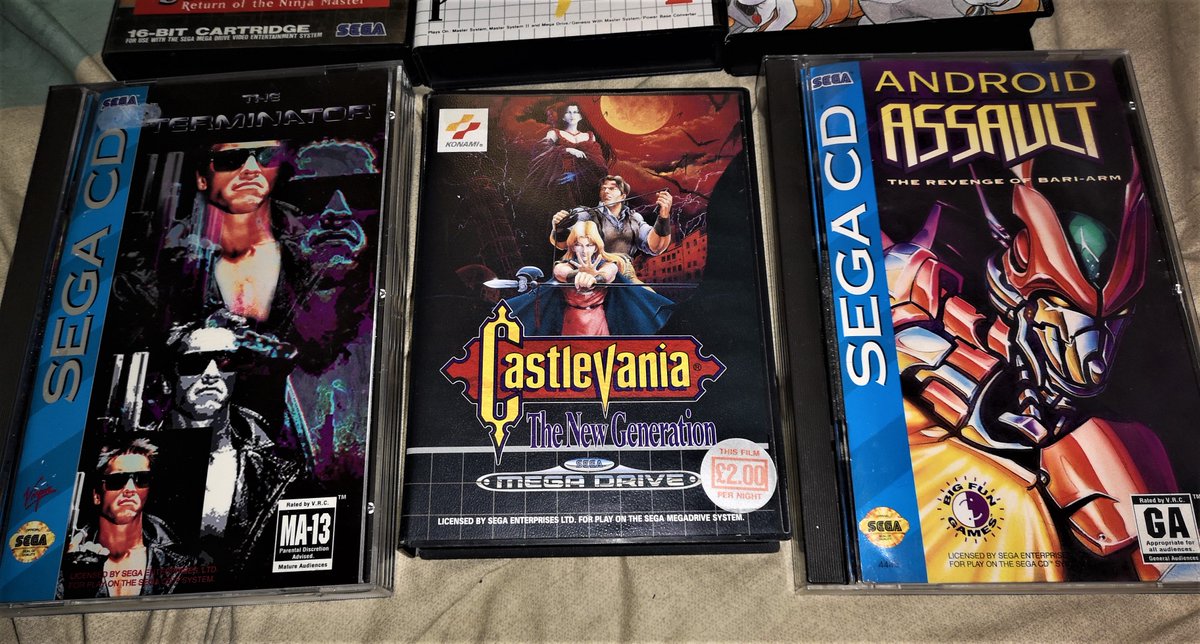 Here are some of my rare/expensive Sega games #JuicyGameReview, paid way under market value for some of them, others not so much, but regardless I'm super happy to own them all :) #TheGebs24