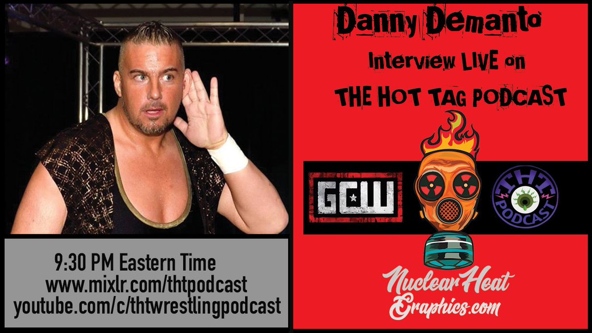 nuclearheat's tweet photo. Gonna stream live at 9:30 pm est tonight with @dannydemanto from @GCWrestling_ on https://t.co/7R1YfW46ov or https://t.co/fhWzCfLHwT #GCW #Wrestling #WWE #RoyalRumble #THTPodcast #NuclearHeat #SupportIndyWrestling https://t.co/XNSFmusg8S