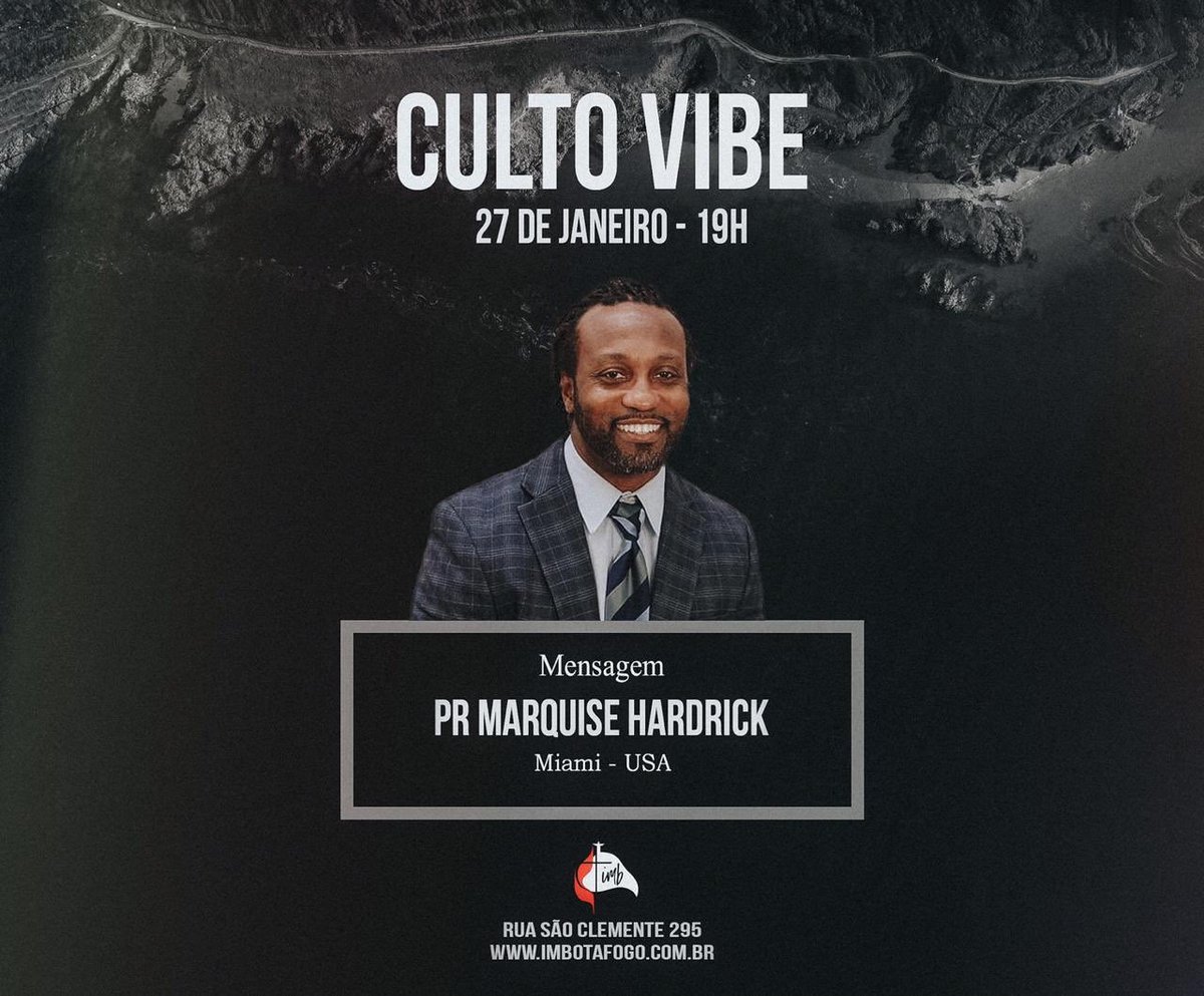 Revhardrick's tweet image. To my Brazilian Family, I’ll be preaching at the Igreja Metodista em Botafogo this Sunday at 19:00. To my American family, keep me lifted in prayer as I work in a foreign vineyard over the next couple of weeks. Pray that I be a blessing to them and that they be a blessing to me.