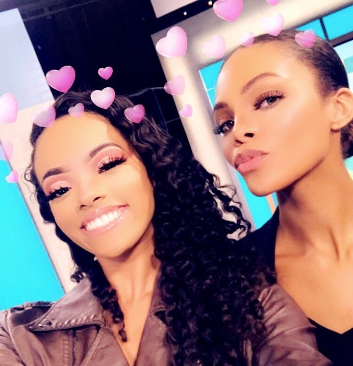 wendimotte's tweet image. We love to have fun.  We look like twinsies. ❤ #director #pageant #misshouston #actresses #movie #tv #film Crystle Stewart ( Miss USA 2008 &amp;amp; actress)