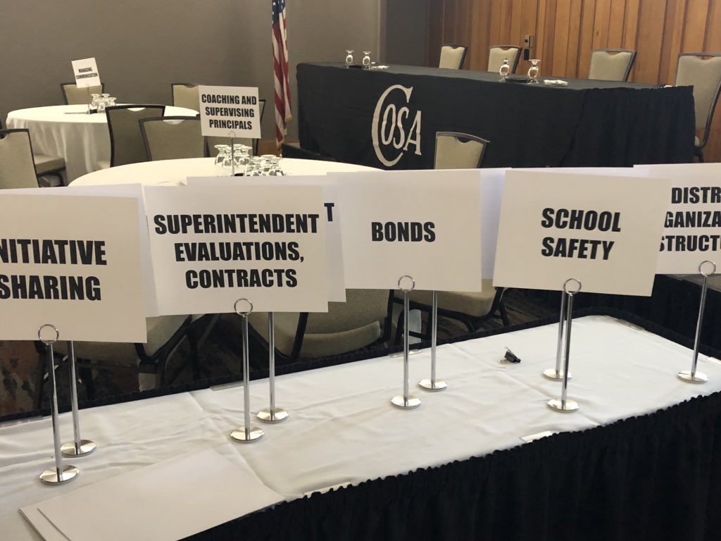 Preparing to facilitate Superintendent-led conversations on important topics. Thursday 1:00. #salishan2019 #COSA