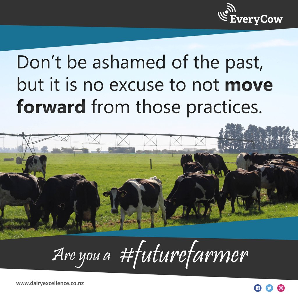 EveryCowNZ's tweet photo. Times have changed, and we now have more information than we have ever had to make the right decisions. 

Are you a #futurefarmer 

Give us a call on 0800 MY COLLAR to see how we can help. #everycow https://t.co/YI1oBCyz8G