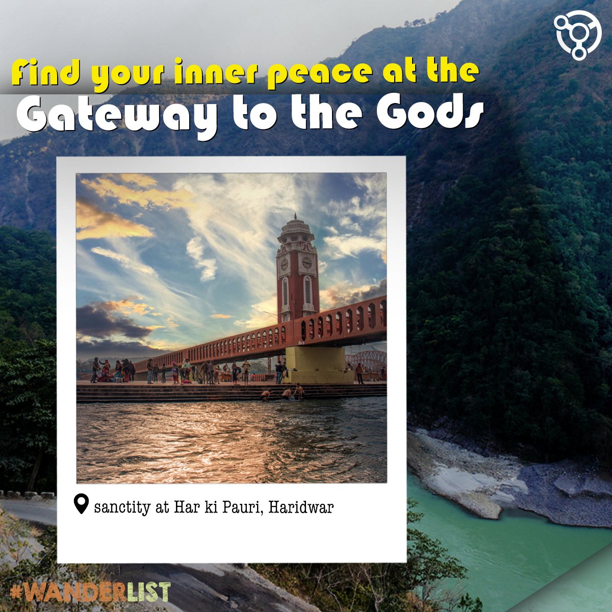 DrivezyIN's tweet photo. #DrivezyTip: Just 20 odd kms away from Haridwar is Rishikesh ‘The Yoga capital of the world’. While you’re there, make sure you go rafting and make the most of the rapids.
#WanderList https://t.co/TBHvcgRdBa