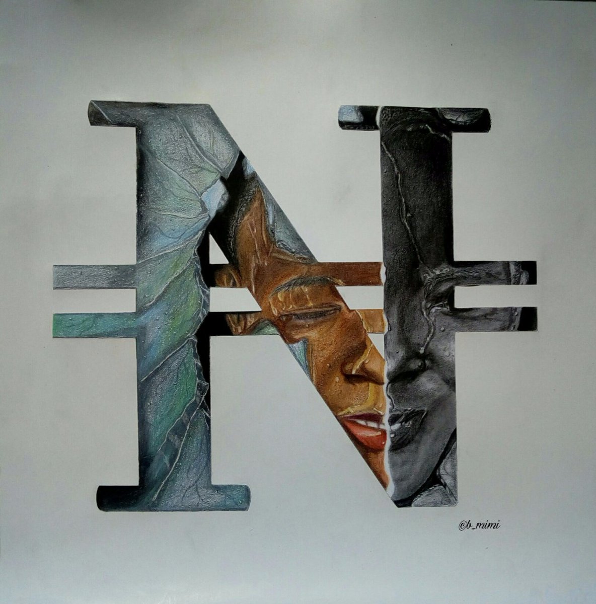 Iam_MimiNation's tweet photo. Called :  THE RELEVANT VALUES FROM WITHIN.

SIZE: 20X20 INCHES.
MEDIUM: Prisma colors and charcoal pencils. 
Limited prints of art piece available  based on order.
Original piece goes to the highest bidder. Thanks 😍
@accessbank_help  @FirstBankngr @ZenithBank @gtbank https://t.co/rtFYwmv3vk