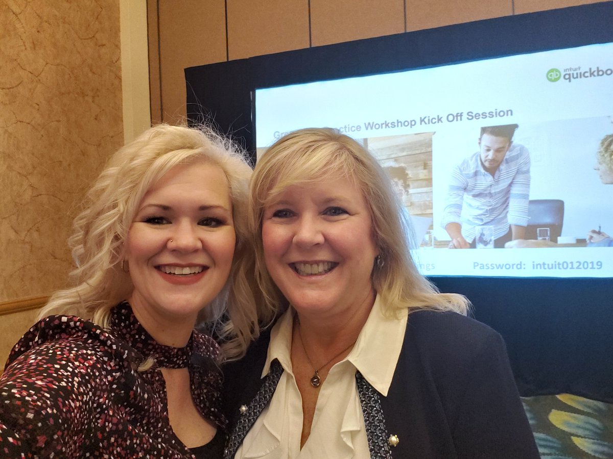 LizScottQBO's tweet photo. The Grow Your Practice Workshop was amazing in Orlando! @silvialevans I loved seeing you in person! #IntuitTrainingEvents https://t.co/mqr6Mh6X6W