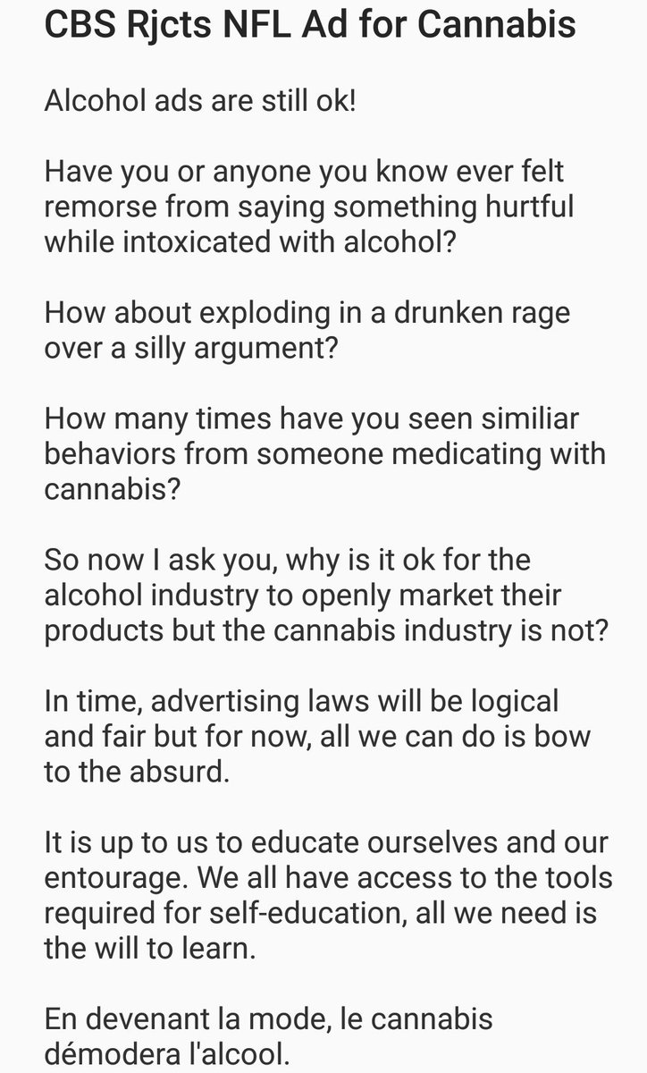 ɹǝq-q‾ɐuuɐƆ

ɹɐzƆ sᴉqɐuuɐƆ

#overcomingpredjudice #overcomingignorance #mainstreammediahumor #biasedexposure #cannabisvsalcohol #selfeducation #learning #cannabiseducation 

Link for article: bloomberg.com/news/articles/…