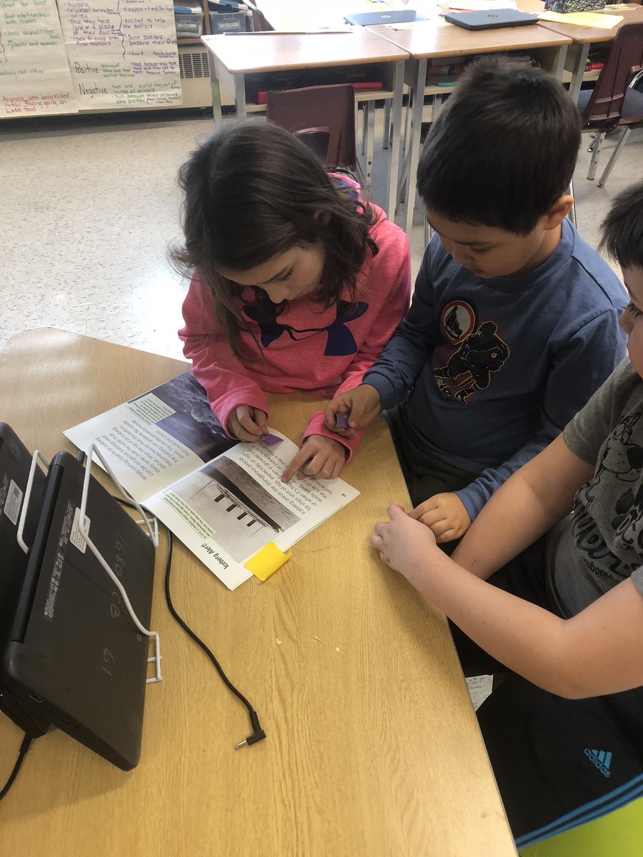 MrsWakem's tweet photo. Looking for answers to their โIcebergโ questions. So into the non-fiction text. Amazing reading @SDStampeders!! #textfeatures #grit2019 #joy2019 #tvdsb #QChart #stickynotepileup @sherrybast https://t.co/jqv3cAayVj