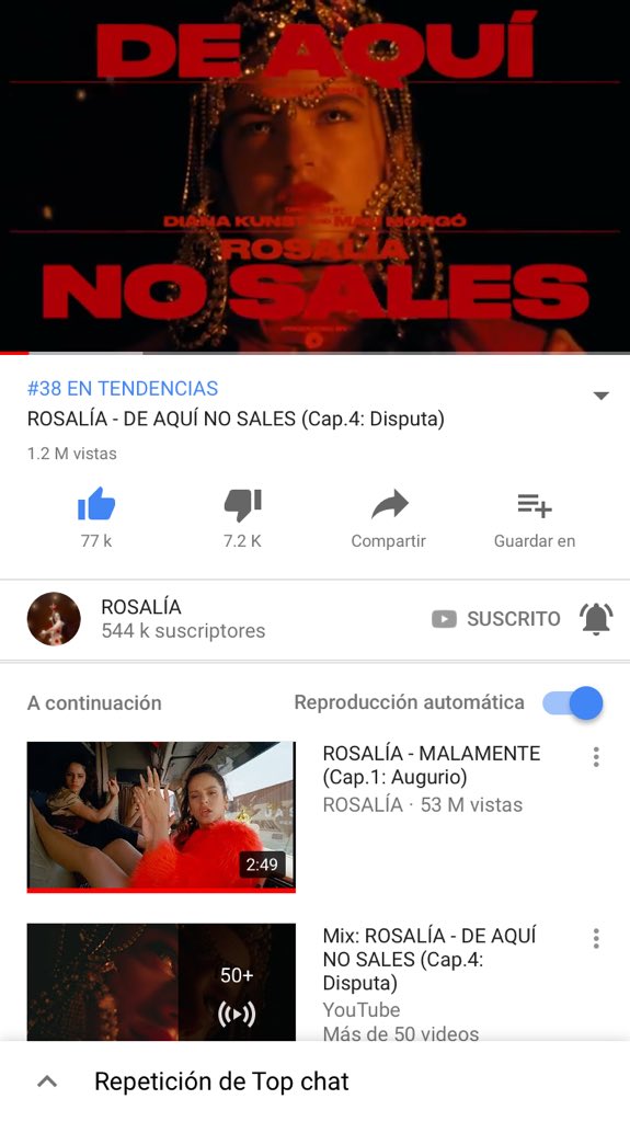 RosaliaMusica's tweet photo. #DeAquíNoSales 38 tendencias en Argentina 🇦🇷 😱💖🔥 @rosaliavt . https://t.co/91mJCiSnEu