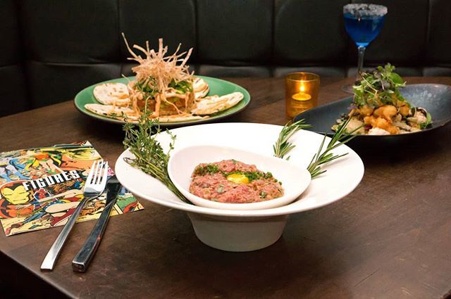 The beef went "tartare" shortly after 👋 😋
.
The tartare 'exposition' appetizer is a show-stopper that tastes just as good as it looks. Quail egg is nestled in minced USDA prime beef tenderloin, which has been marinated with Remy Martin and parmigiano… bit.ly/2Rac6oR